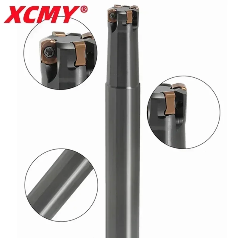 EXN02R Small diameter fast feed milling rod high efficiency rough milling tool rod double sided milling insert LNMU0202