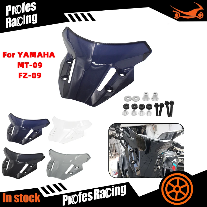 

Motorcycle Windshield Windscreen Wind Shield Deflectors New Fit For YAMAHA MT-09/SP/FZ-09 MT09 MT 09 2021 2022 Accessories