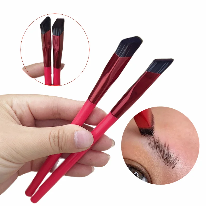 1pcs Wild Eyebrow Brush Square Stereoscopic Painting Hairline Eyebrow Paste Artifact Eyebrow Brush Brow Makeup Brushes