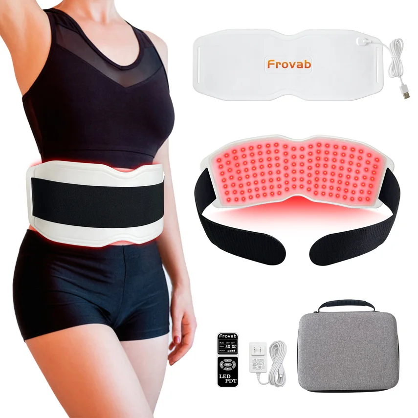 

660nm 850nm 940nm Led Red Lamp Therapy Infrared Light Therapy Pad Belt Device for Back Waist Shoulder Neck Pain Relief