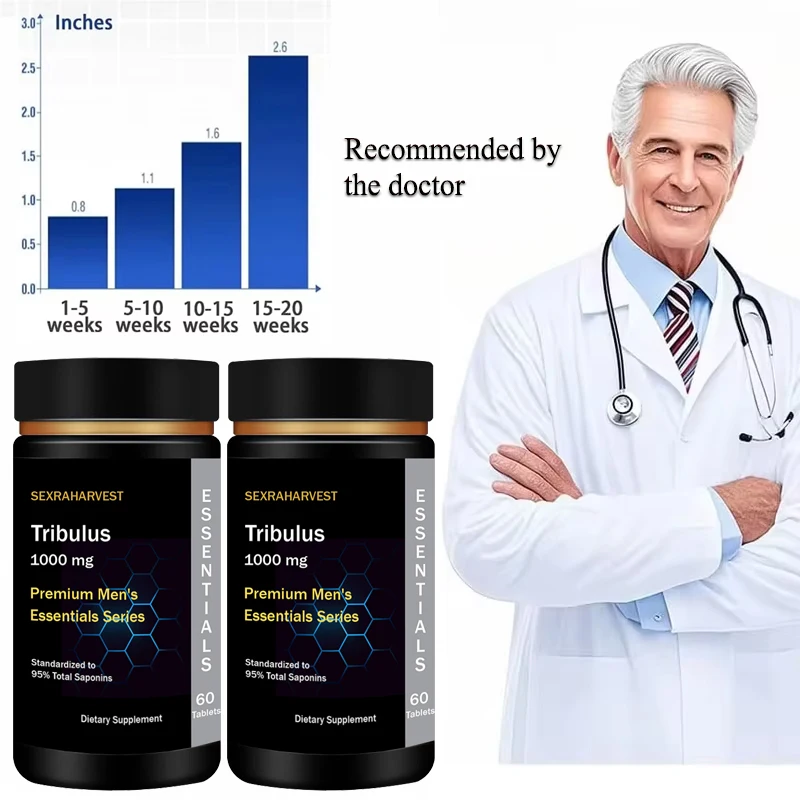 

Tribulus Terrestris Extract Tablets 1000mg-Boost Energy,Stamina, Mood, Endurance & Natural Energy Supplement for Men&Women