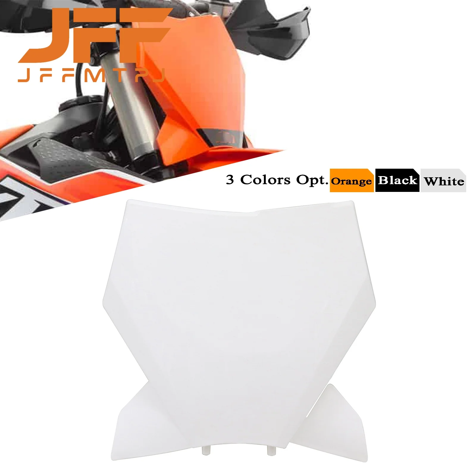 Motorcycle Front Number Plate For KTM EXC EXCF SX SXF XC XCF XCW XCFW TPI 125 150 250 300 350 450 500 2023-2024