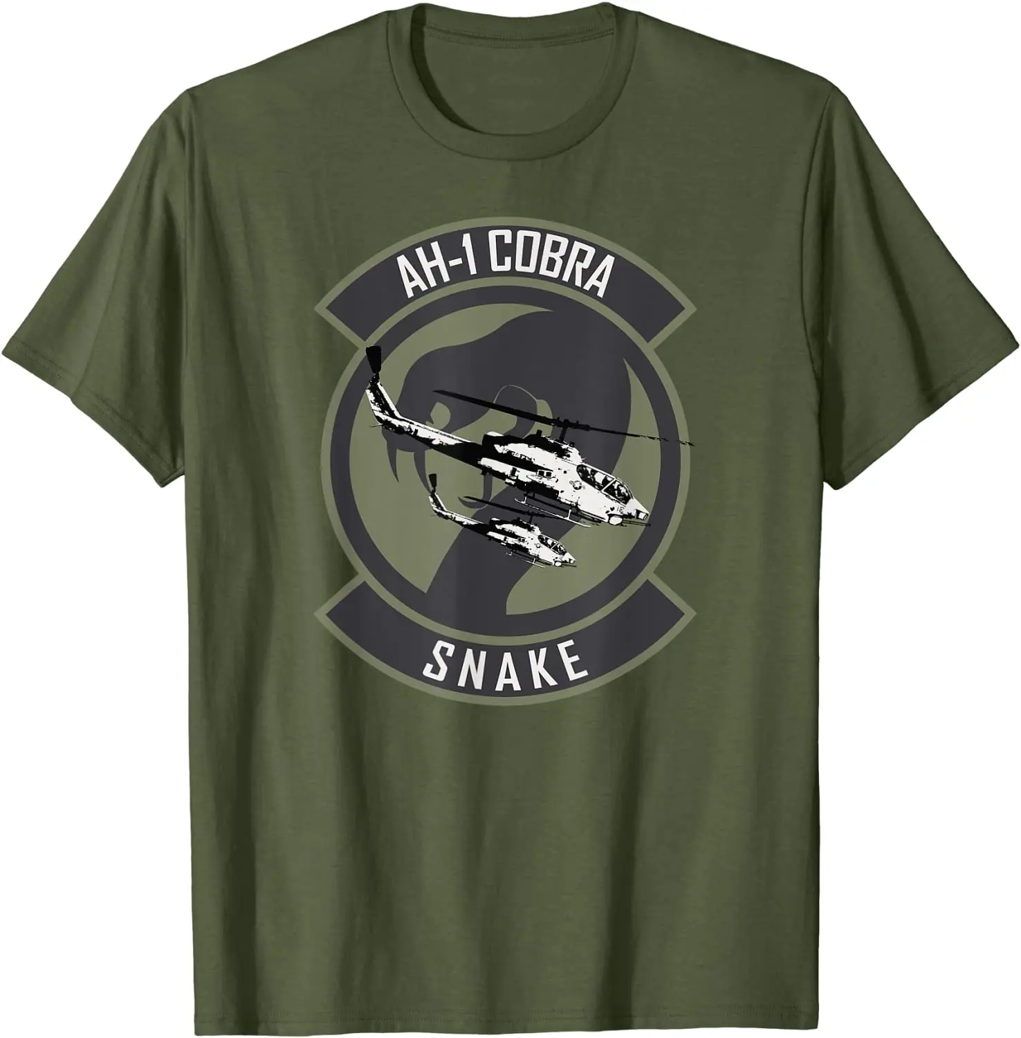 AH-1 Cobra Tee - Helicopter Gunship Summer Cotton O-neck T-shirt