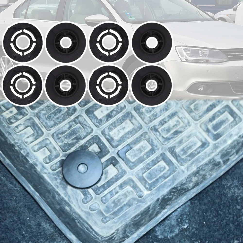 4Kit For Audi A3 8P A4 B8 A5 8T TT FV 2003 - 2013 Skoda Octavia MK2/3 1Z 5E 2005 - 2018 Floor Mat Carpet Retainer Clip Rivet