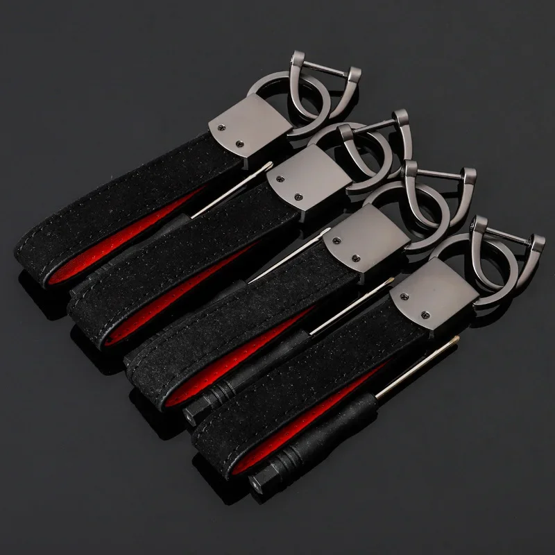 الجلد المدبوغ ل تسلا سلسلة مفاتيح السيارة الزخرفية كيرينغ حامل ModelY نموذج 3 Y S X رودستر P85D P90D P100D رجل الأعمال نمط