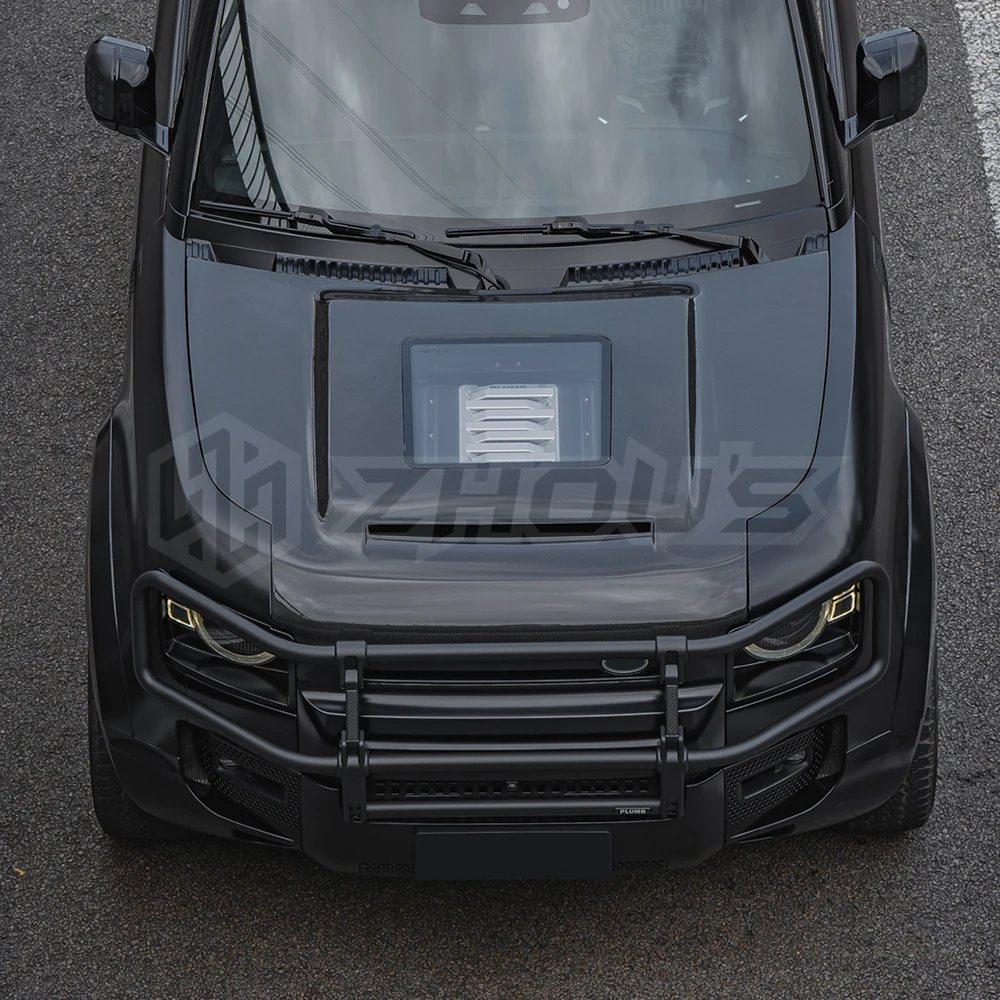 Exterior Car Accessories Para Automobile Voiture Plumb Design Car Body Kit Front Bumper Bull Bar for Land Rover Defender 110