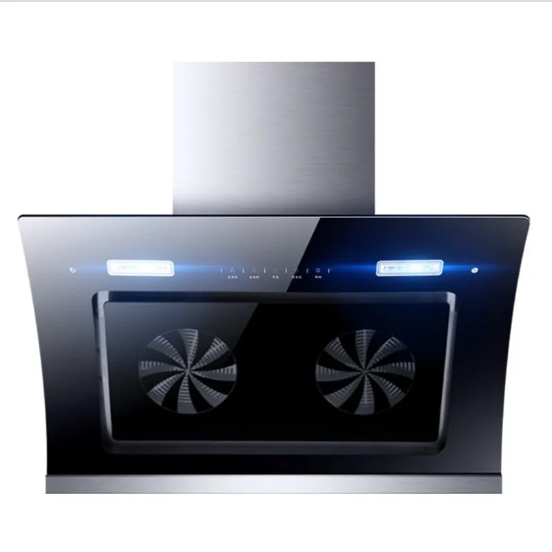 Kitchen Extractor Hood Range Hood Automatic Cleaning Top&side Suction Bodily Sensation Smart Hoods Kitchen