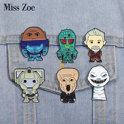 Anime Cartoon Characters Enamel Pins Custom Cute Monster Brooches Lapel Badges Punk Jewelry Gift for Friends