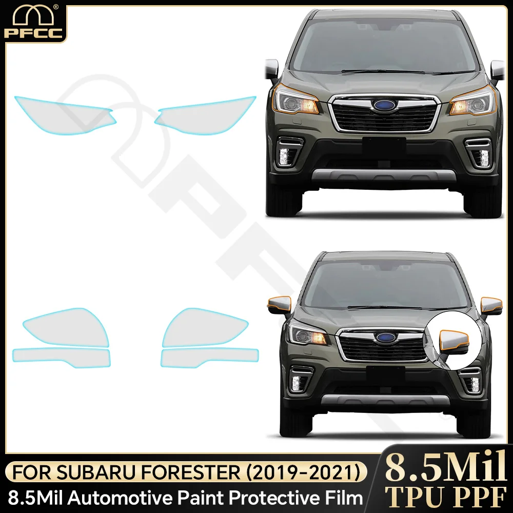 

Protection Film for Subaru Forester 2019-2024 Accessories Headlight Rearview Precut Kit Clear Anti Scratch Transparent Sticker