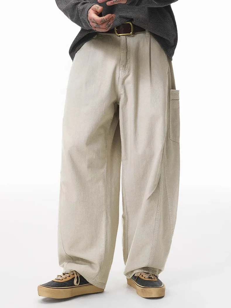 

Светящаяся коробка, американские рабочие брюки с несколькими карманами, свободные мужские длинные брюки, повседневные хлопковые брюки для отдыха, модный бренд