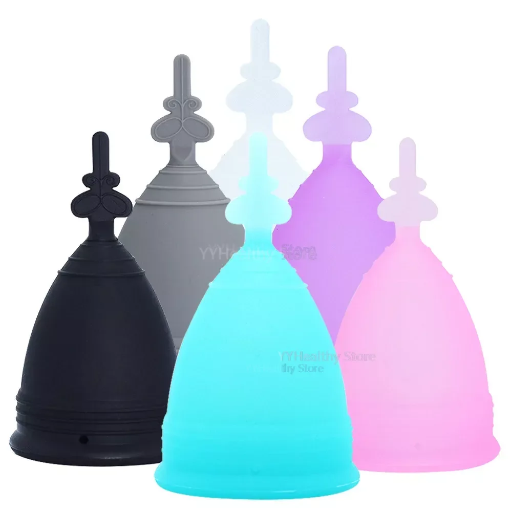 Butterfly Cup Silicone Menstrual Cup L and S Optional Collector Menstrual Cup Copa De Silicona Medica Woman Coupe Menstruelle