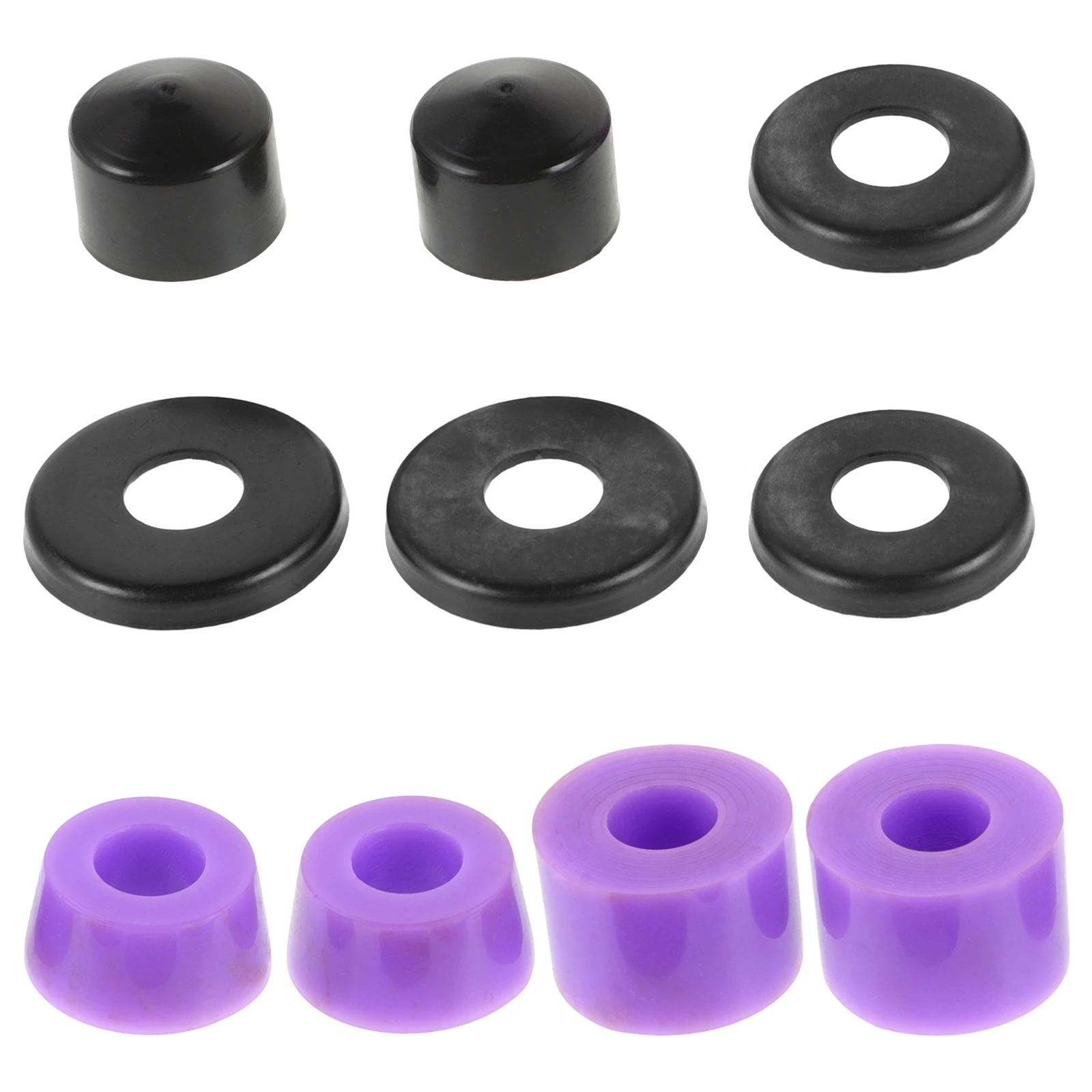 

Skateboard Durable PU Bushings Washers Trucks Axle Bracket Parts Accessories Replacement Pivot Cups