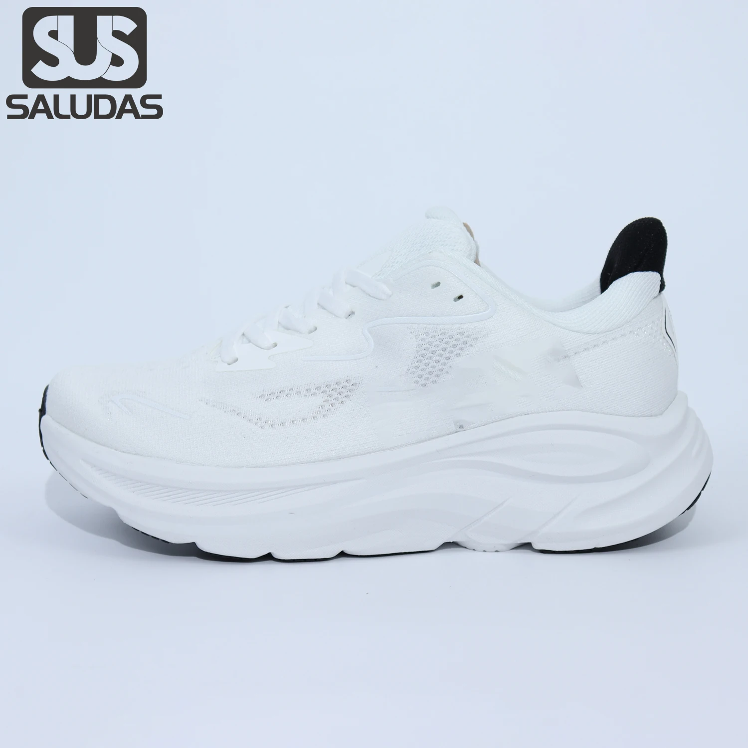 SALUDAS Original Road Running Shoes for Men and Women Marathon Training Shoes Lightweight Rebound Cushioning Jogging Sneakers