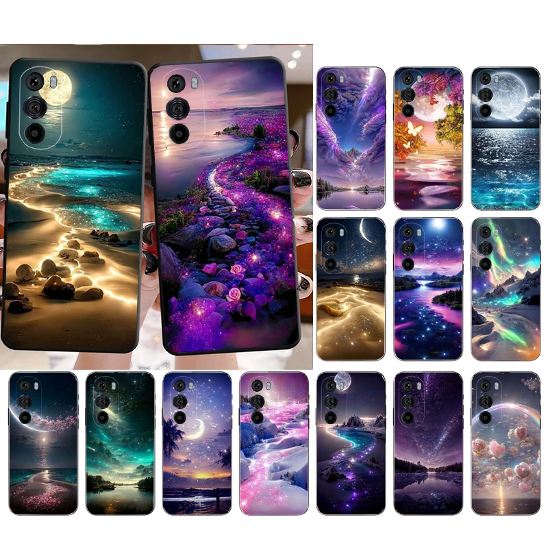 

Phone Case For Motorola Edge 50 40 Pro 60 50 40 30 Ultra Neo Fusion Moto G85 G72 G53 G54 G84 G13 G32 Beautiful Scenery Landscape