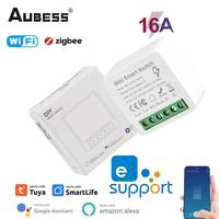 Tuya ZigBee WiFi Smart Switch ewelink smart life App 16A DIY Relay Voice Control Smart Home Automation For Alexa Google Alice