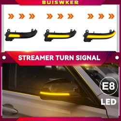 for BMW 1 2 3 4 X1 M Series F20 F30 F34 F36 E84 F87 i3 Dynamic Black LED Turn Signal Light Sequential Rearview Mirror Light