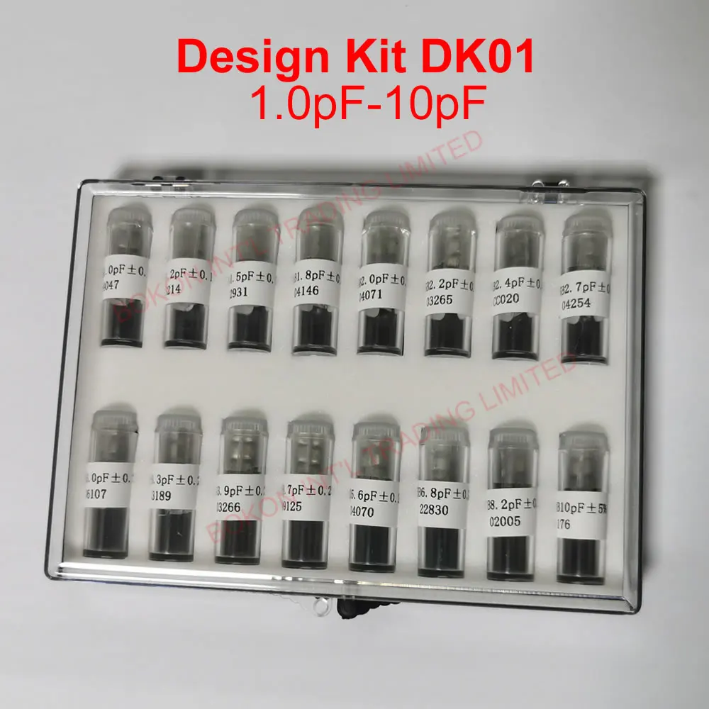 RF Microwave Capacitors design kit Chip High Q Ceramic 1111 1210 Size Porcelain P90 Multilayer Capacitor replace ATC 100B