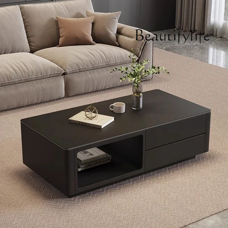 

u X Nordic Style With Storage Coffee Table Rectangle Design Minimalist Cool Coffee Table Living Room Trendy Table De Salon Furni