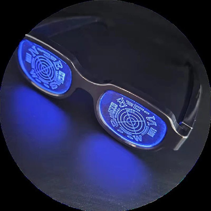 New LED light-emitting Glasses Conan with the same type of Luminous Glasses Personality Performance Glasses Conan Costume Props