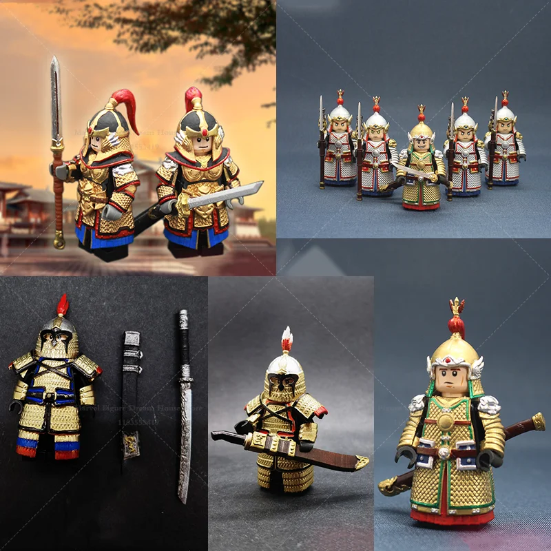 

1/50 Scale Mini Colored Printing Model Finished Product Micro Self-assembled Toys ArmyArms For Chinese Ancient Costume Armor ﻿