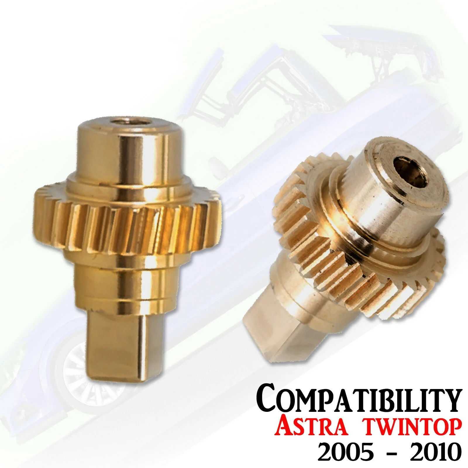 

Car Top Roof Motor Winglet Cog/Gears Brass For Opel Astra H Twintop 93188313 93188314 13297951 13297952 Auto Replacement Parts