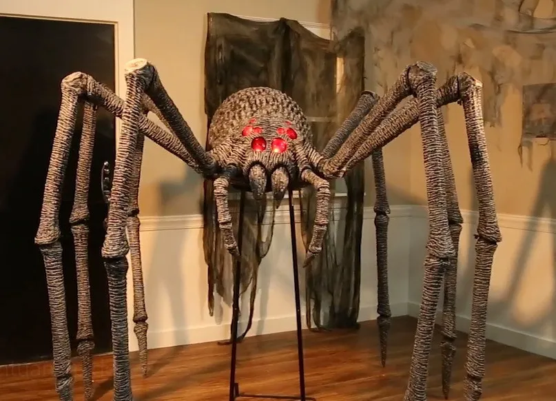 

Halloween, new extra-large spider decoration, bar haunted house secret room atmosphere decoration scene layout props