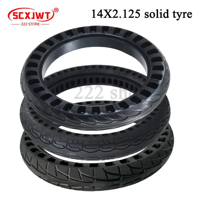 

Solid Rubber Electric tire 14*2.125 Electrombile Solid Tyre 14x2.125 Inflation-free Tire