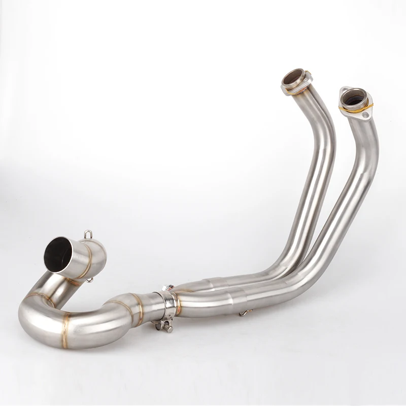 For Kawasaki  Ninja / Z650 2017-2018  For Original Muffler Escape   Motorcycle Exhaust Header Link Pipe Slip-on