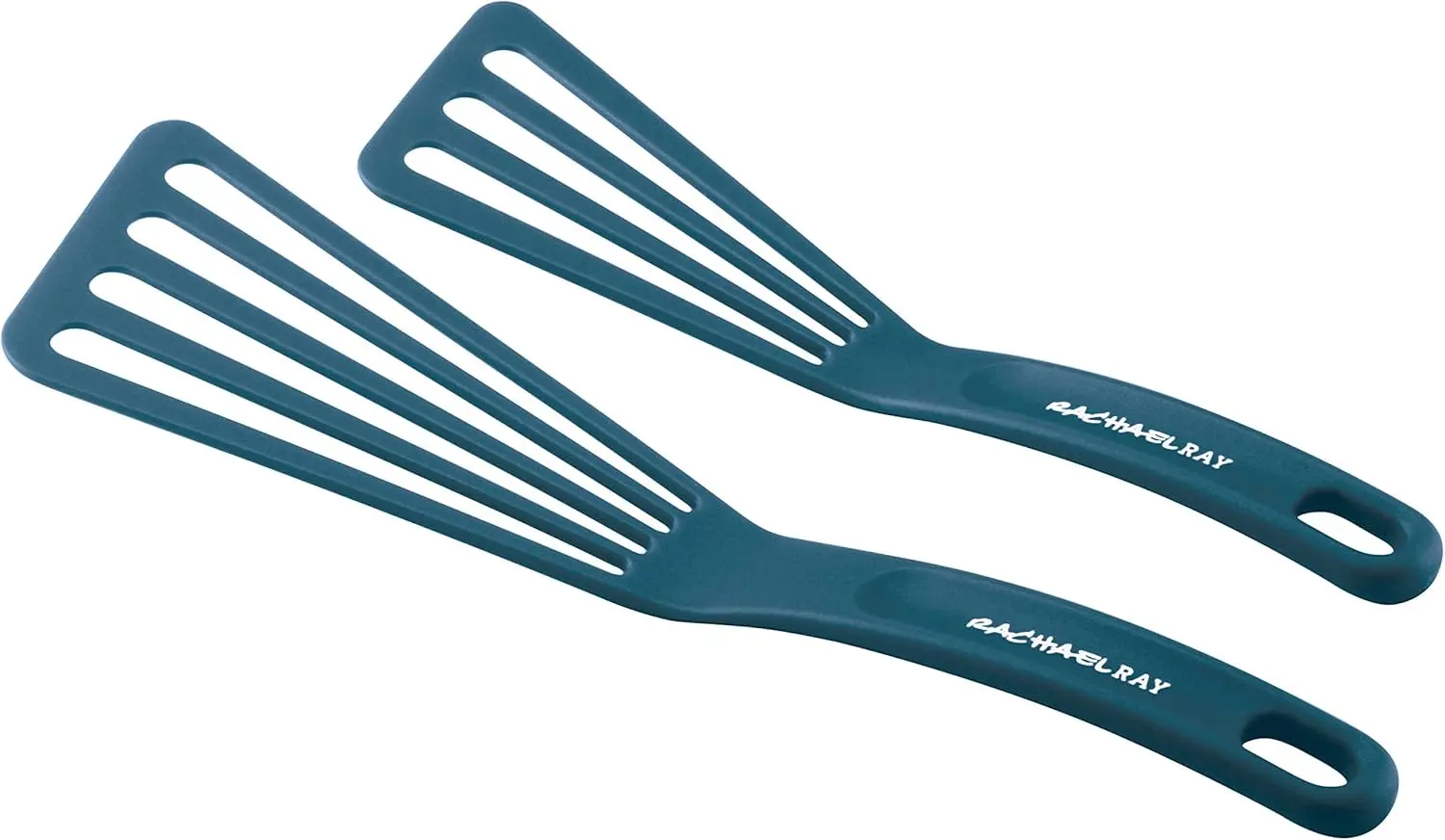 

2-Piece Nylon Turner Set in Marine Blue, 10" & 12" Spatulas for Kitchen Cooking