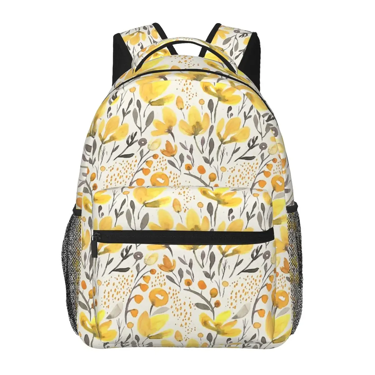 

Yellow Field Backpacks Boys Girls Bookbag Students School Bags Cartoon Travel Rucksack Shoulder Bag Large Capacity