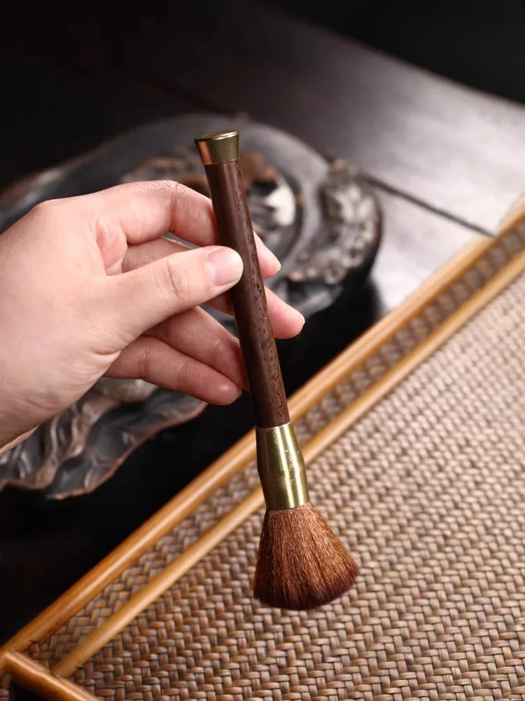 Hidden Teapots, Ebony Wood, Teapot Pens That Do Not Shed Hair, Tea Brushing, Sweeping, Washing Brushes, Kung Fu