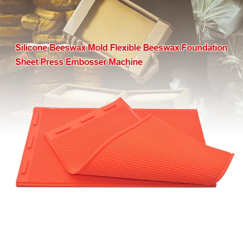 Silicone Beeswax Press Mold Beeswax Foundation Sheet Making Comb Foundation Machine Mold Printer Bee Wax Stamper Embossing Mold