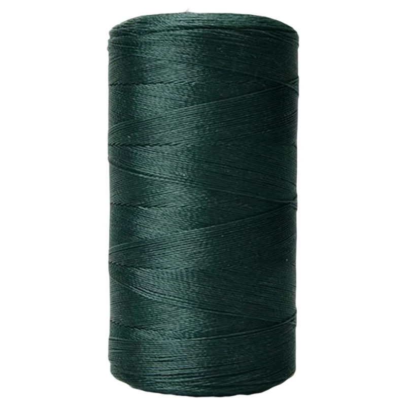 Dark Green Polyethylene Nylon Rope. Fishing Line With A Cast Net. Fishing Net Repair. Greenhouse Plant Tying Rope