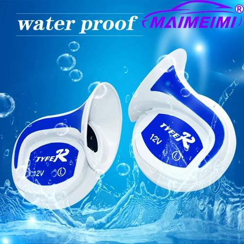 Bocina mágica de 12V y 115 DB, altavoz automático, sirena eléctrica Digital de 18 vueltas, bocina de caracol de aire fuerte, sistema de alarma de seguridad para el hogar con 18 sonidos