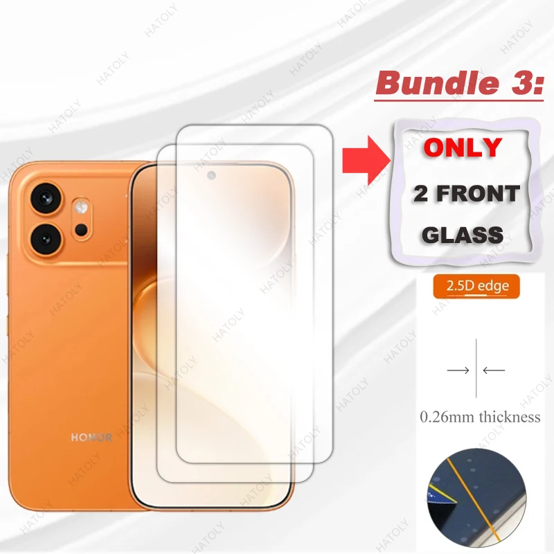 For Honor 600 Global Glass Screen Protector For Honor 600 5G Global Front Glass HD Clear Protective Film Camera Lens Protector