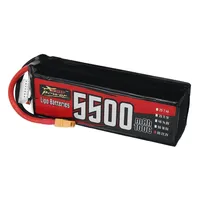 ZOP Power 22.2V 5500mAh 100C 6S 122.1Wh LiPo Battery XT60 Plug for RC Drone
