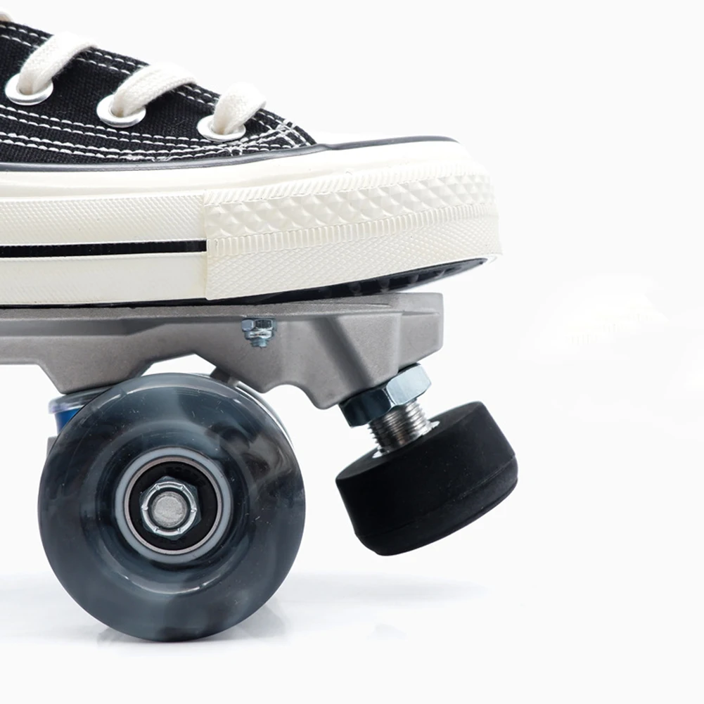 Bouchons de frein pour patins à roulettes, 15.2mm, 8 tuyaux, caoutchouc recommandé, réglable via écrou pour patins à roulettes, diamètre du trou de vis 1.5cm, 2 pièces