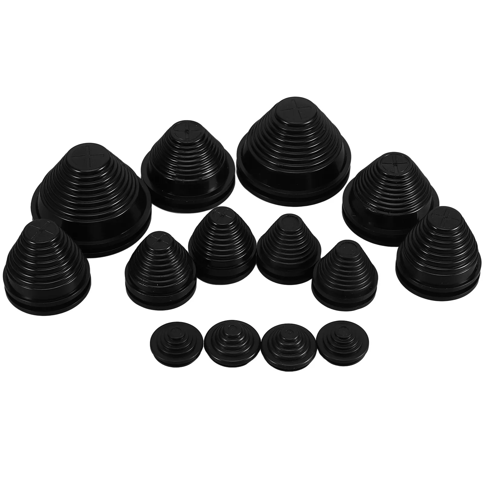 14Pcs Rubber Grommets Variety Sizes Cord Wire Grommet Plug Hole Cover for Cable Entry Protection Distribution Box Switch Box