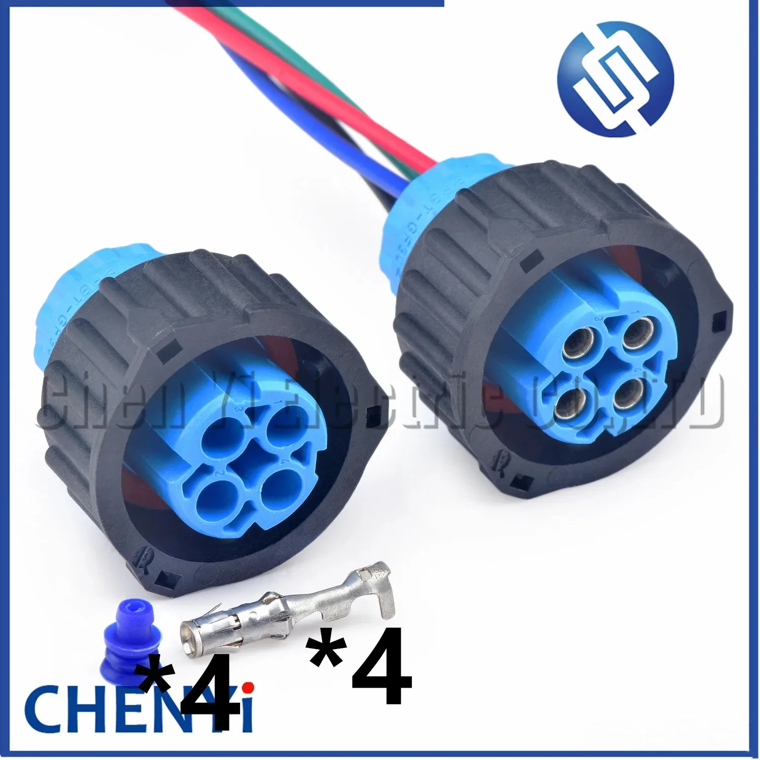 4 Pin Automotive waterproof connector Truck engine harness plug 4-1719434-1 965570 4-965569-1 For Renault 7421545827