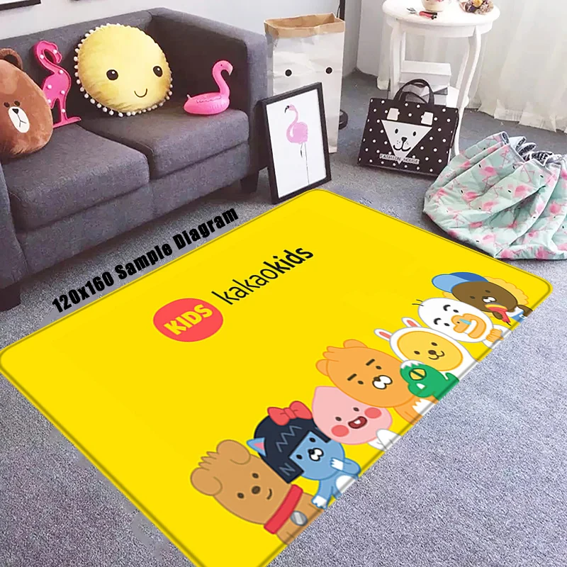 Living Room Mat B-Kakaos Friends Rugs Foot Carpets Entrance Doormat Floor Carpet Anti Slip Mats Home Kitchen Hallway Decoration