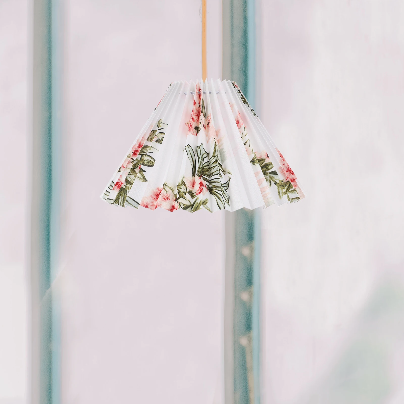 

Pleated Lampshade Mica Shade Candelabra Bell Ceiling Fan Clip on E27 Base DIY Bedside Table Soft Lighting Modern Floor Lamp