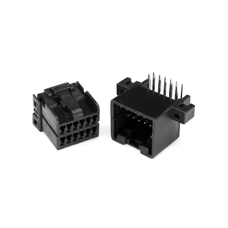 

174051-2 TE type 12-pin plug connector board end wiring harness joint male head