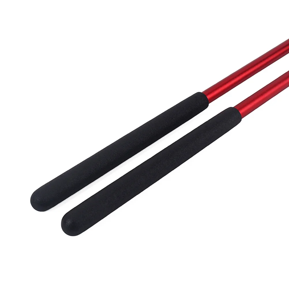 

1 Pair Aluminium Alloy Drum Sticks Dark Red For Drum Pad Practice Strength Speed Training Durable Anti-Rust Drumstick Beginner
