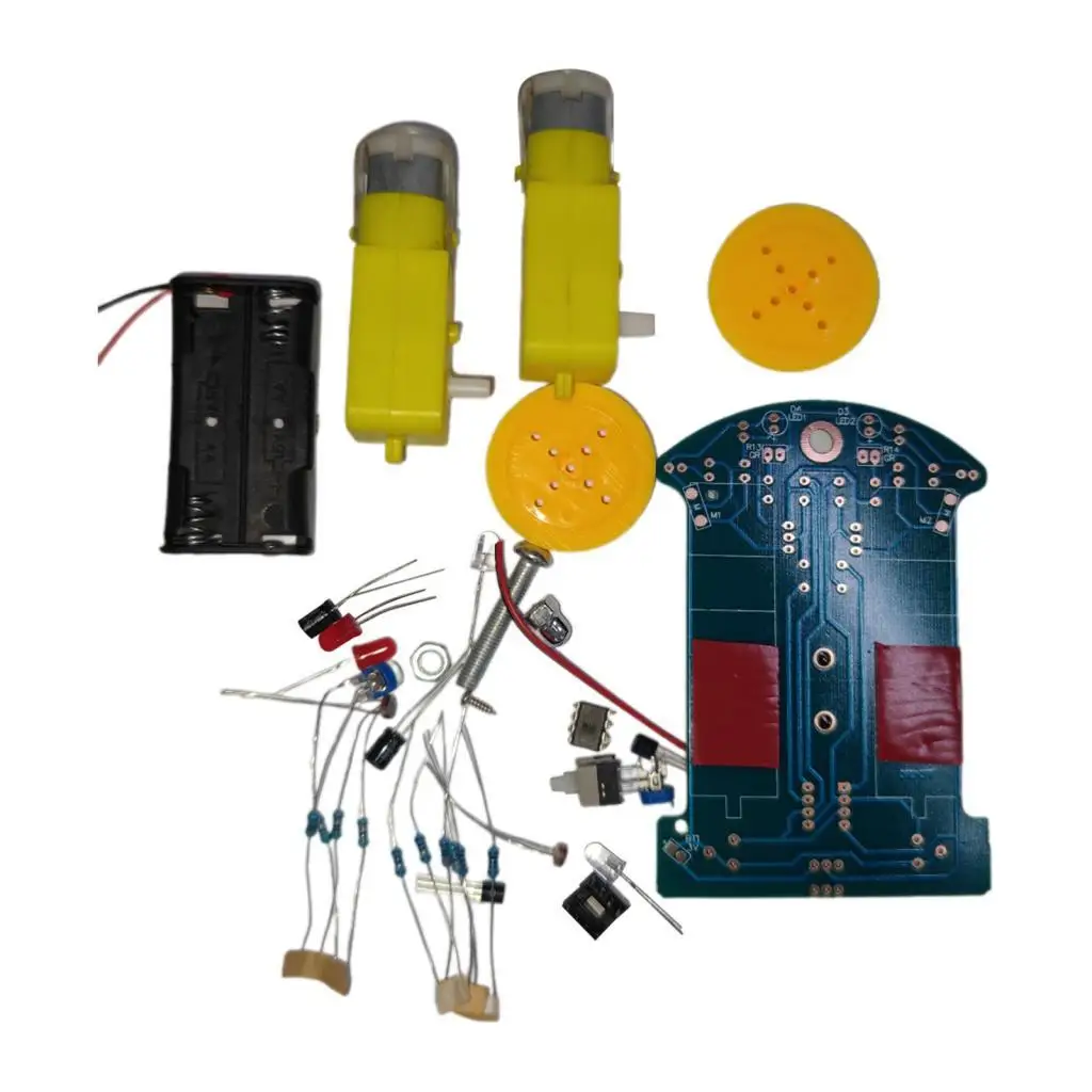 Smart Robot Car Reductiemotor Elektronische doe-het-zelf-chassiskit voor codeer- en robotietraining