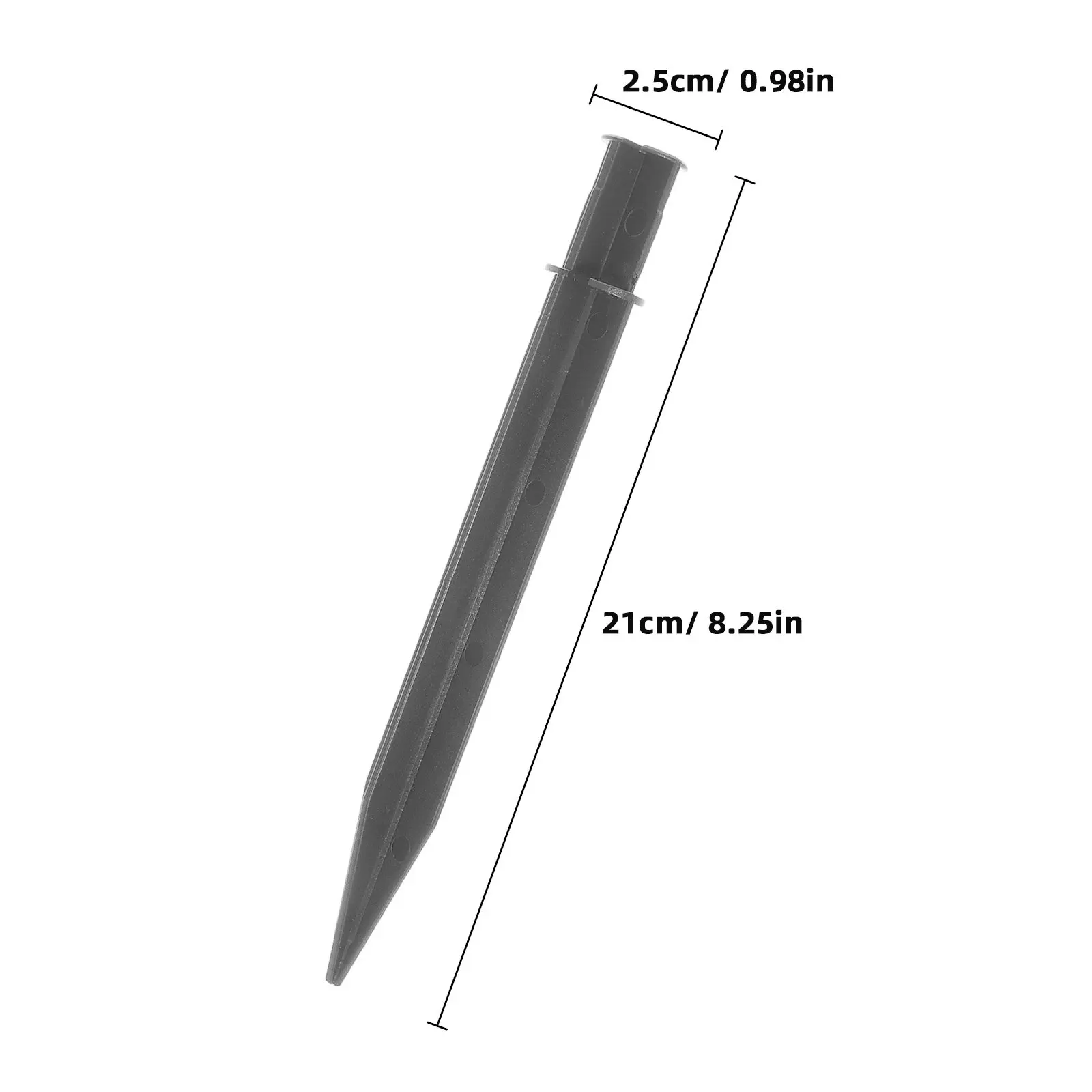 5Pcs Solar Lawn Lamp Ground Plug Plastic Ground Spike Holder for Landscape Light Outdoor Garden Solar Lights Stakes