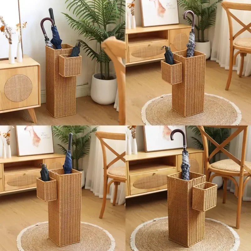 Custom Plastic Rattan Style Modern Minimalist Drainage Storage Basket for Outdoor Camping and Family Living Room Use