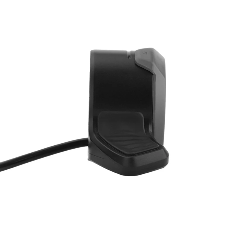 Interruptor de acelerador de patinete eléctrico plegable, acelerador de pulgar de plástico negro, accesorios de acelerador de Scooter, 1 piezas