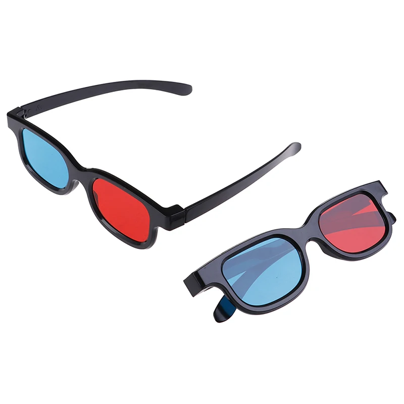 1PC 1PC Black Frame Red Blue Universal 3D Glasses For Dimensional Anaglyph Movie Game DVD Black 3D Glasses - Aliexpress Deal