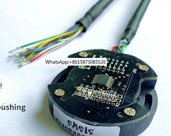 Incremental Rotary Magnetic Encoder 2500 Line ABZ Output 4 Pairs of Pole UVW Ultra-thin Zero Delay Angle Sensor