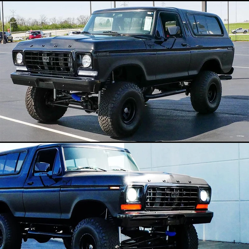 포드 브롱코 F 트럭 F100 F150 F250 F350 F500 에코놀라인 E100 E150 E250 E350 F&R 앰버 레드 LED 펜더 사이드 마커 라이트